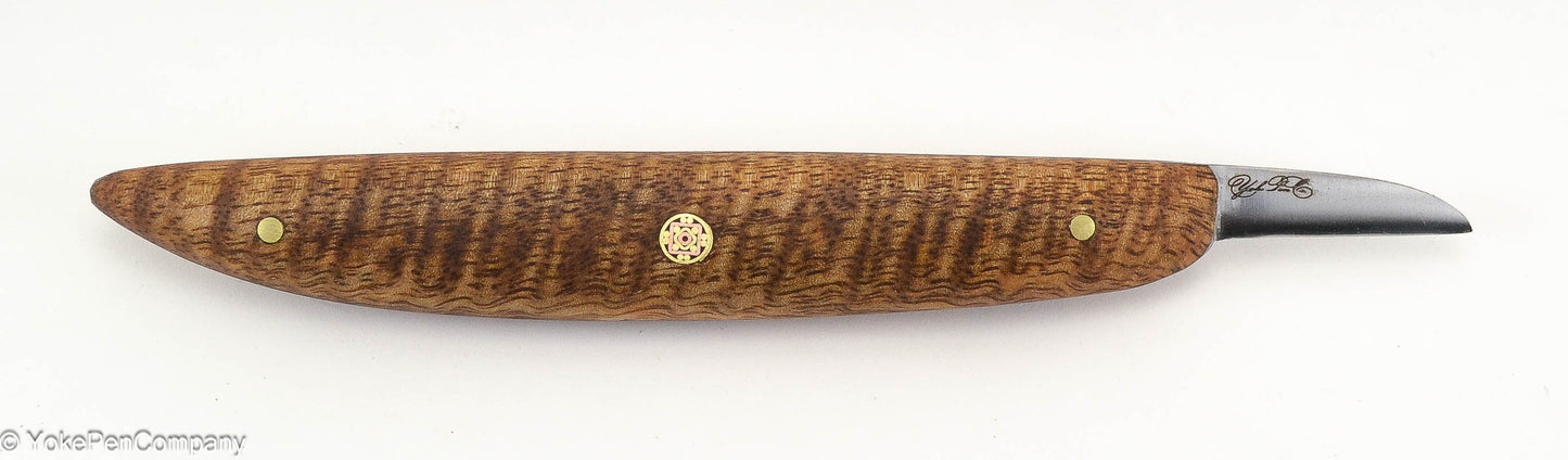 Curly Mango Quill Knife, RH version