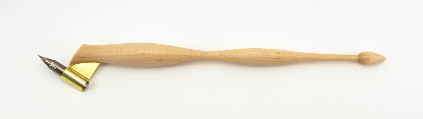 Maple Oblique Pen Holder