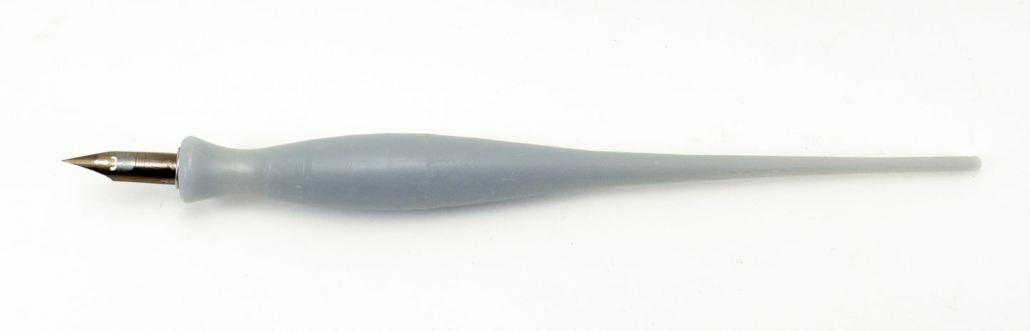 The Volute, Offhand Flourishing Straight Pen Holder, 3D Printed
