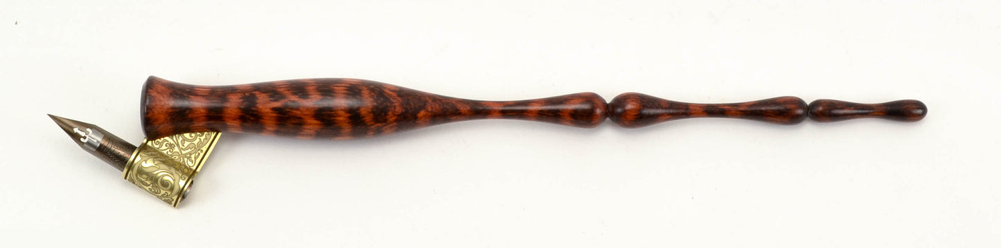 Snakewood Oblique Pen Holder