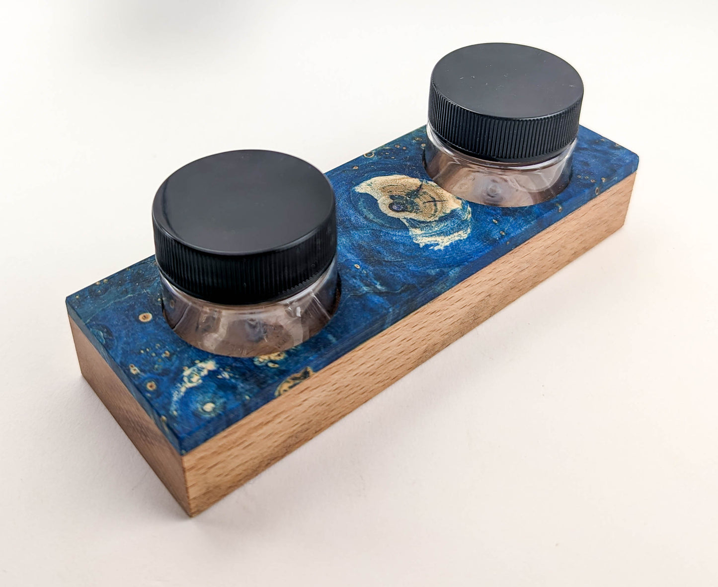 Beech & Buckeye Burl Dinky Dip Block