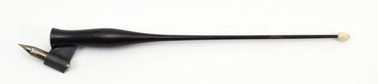 Ebony & Antler Oblique Pen Holder