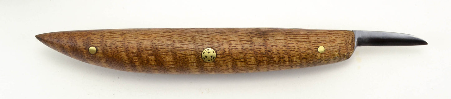 Curly Mango Quill Knife, RH version