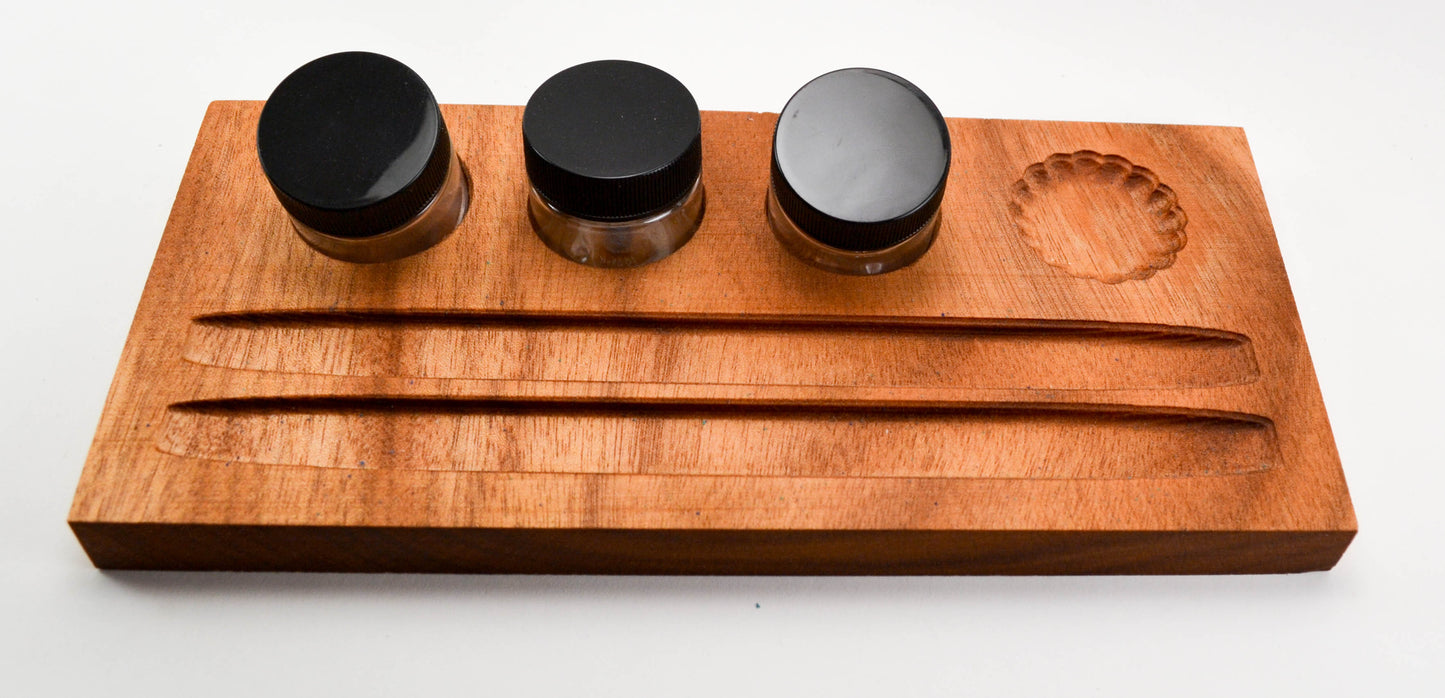 Okume Pen Holder Desk Set