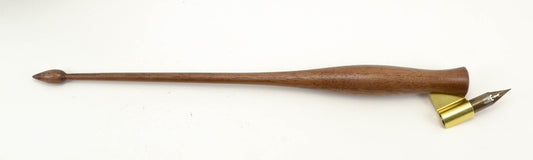 Left Handed, Walnut Oblique Pen Holder