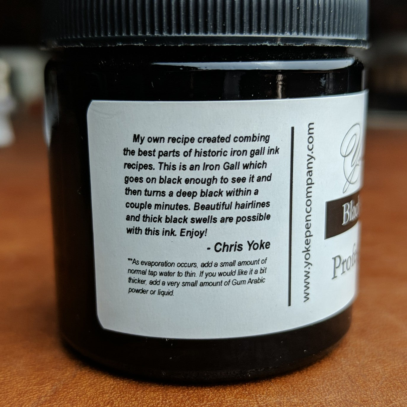 Yoke Black Iron Gall Ink